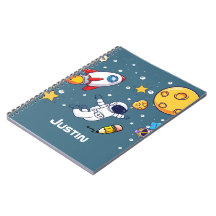 Fournitures scolaires personnalisées d'astronaute