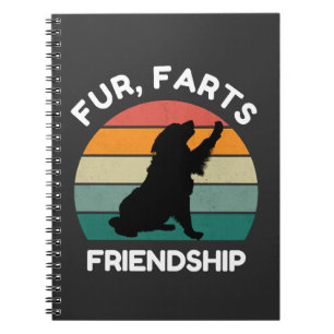 Carnet Fourrure, pets, amitié - Rétro drôle amateur de ch