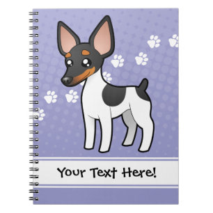 Carnet Fox Terrier de Rat terrier/jouet de bande dessinée