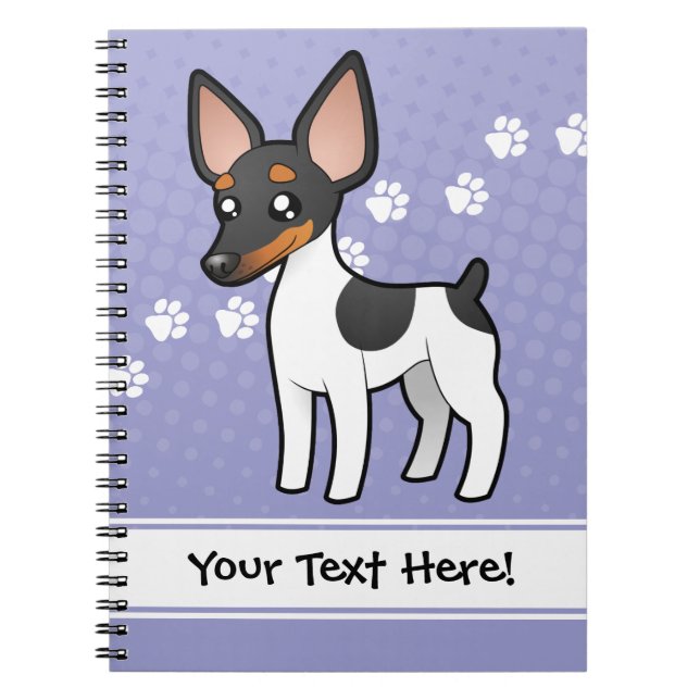 Carnet Fox Terrier de Rat terrier/jouet de bande dessinée (Devant)