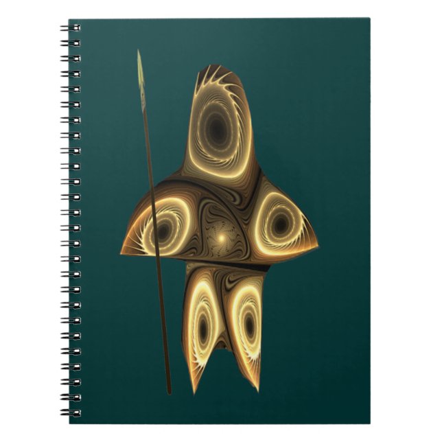 Carnet Fractal Inuit Hunter (Devant)