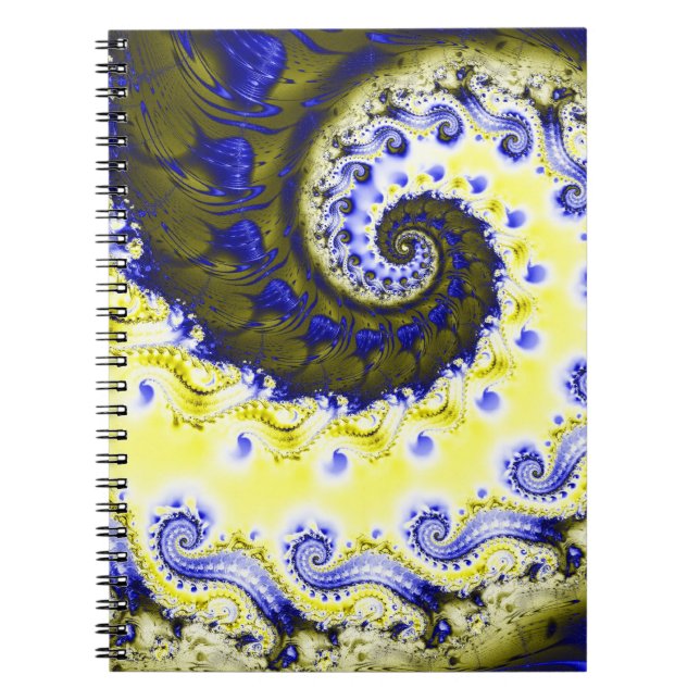Carnet fractal spiral (Devant)