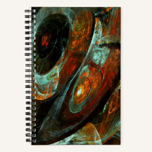 Carnet Fractionner l'art Abstrait