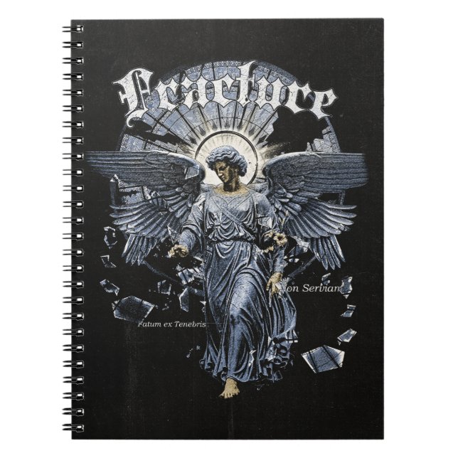 Carnet Fracture - Conception de streetwear gothique (Devant)