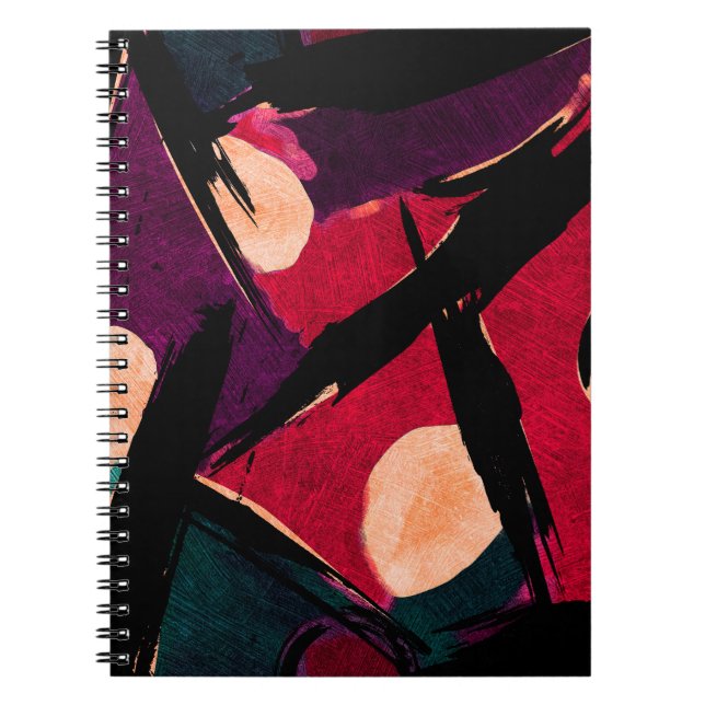 Carnet fragment de peinture moderne acrylique Abstrait. C (Devant)