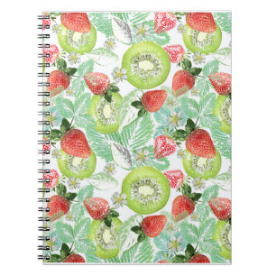 Carnet Fraise et kiwi.