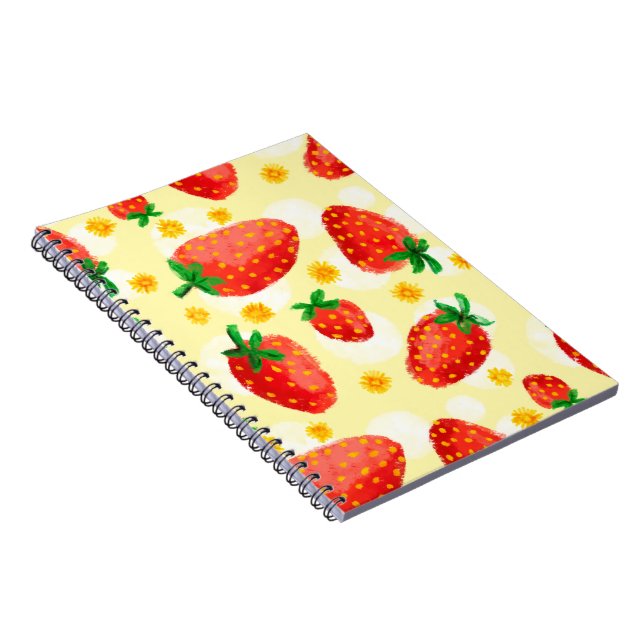 Carnet Fraises et baies éclairées (Côté Droit)