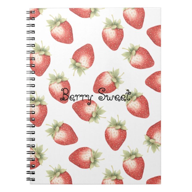 Carnet Fraises Fruits Rouges (Devant)