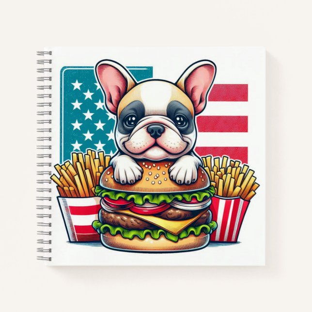 Carnet français Bulldog (Devant)