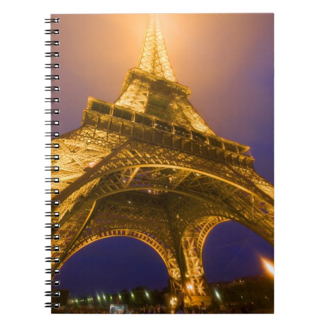 Carnet France, Paris. En regardant du bas de l'Eiffel (Devant)