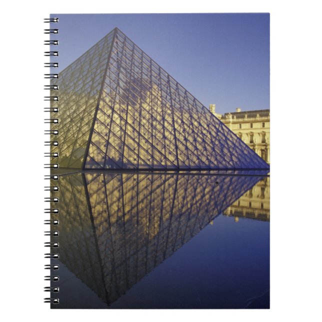 Carnet FRANCE, Paris Reflet, Pyramide. Le Louvre (Devant)
