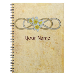 Carnet Frangipani double infinité BiColor