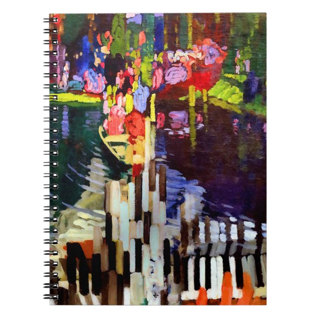 Carnet Frantisek Kupka Piano Keys Lake (Devant)