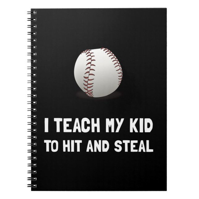 Carnet Frappez et volez le base-ball (Devant)