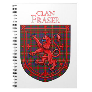 Carnet Fraser de Lovat Tartan Scottish Plaid