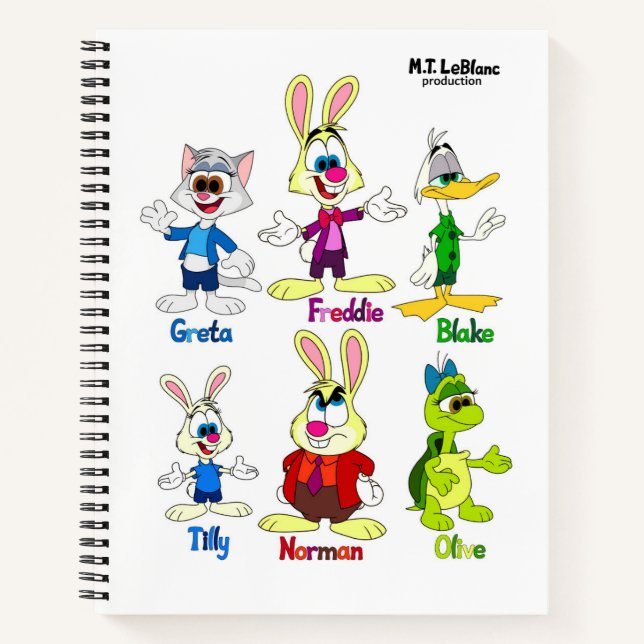Carnet Freddie Bunny & Friends  (Devant)