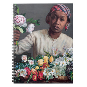 Carnet Frédéric Bazille - Jeune femme aux pivoines