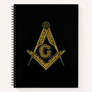 Carnet Freemason (noir et or)