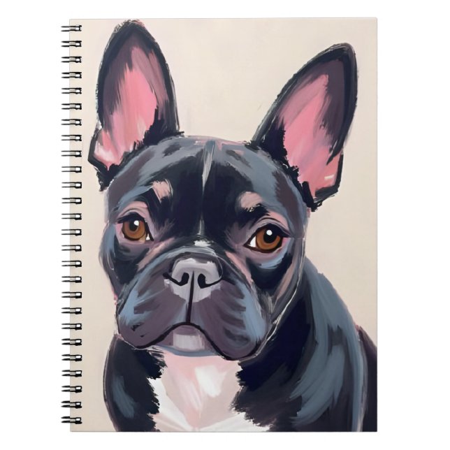 Carnet French Bulldog | Dog Pet Painting (Devant)