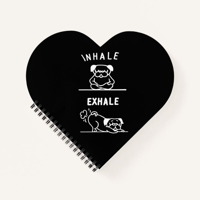 Carnet Frenchie Gift | Inhale Exhale French Bulldog (Devant)
