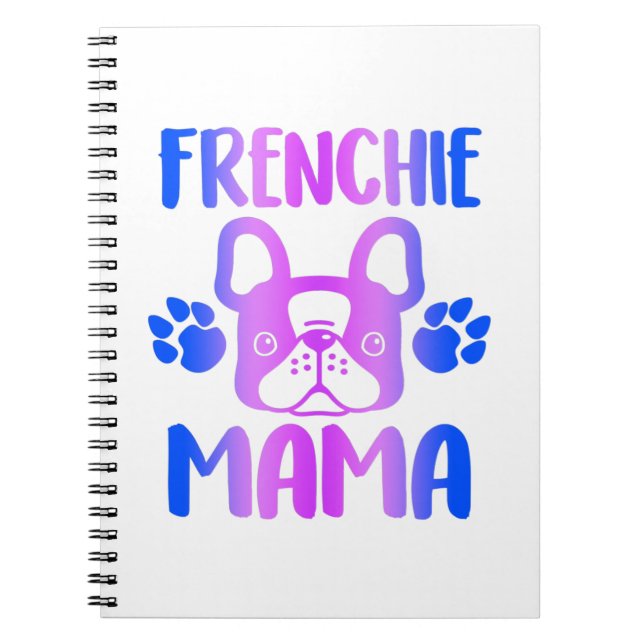 Carnet Frenchie Mama Bulldog (Devant)