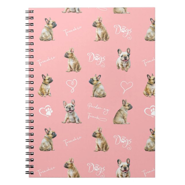 Carnet Frenchie Puppy (Devant)
