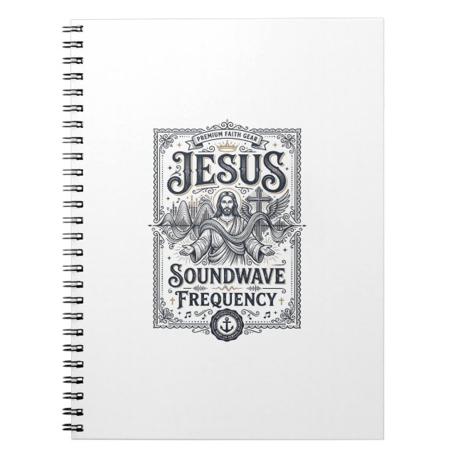 Carnet Fréquence d'onde sonore Jésus Fréquence d'onde son (Devant)