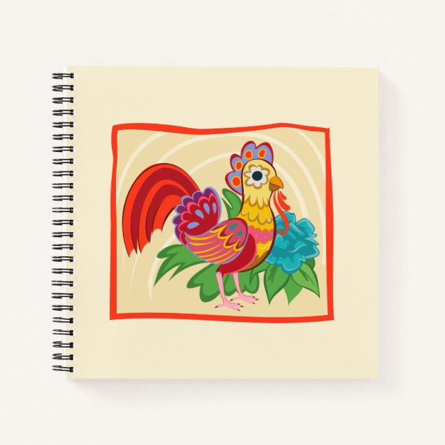 Carnet Frida Kahlo Chicken Graphic (Devant)
