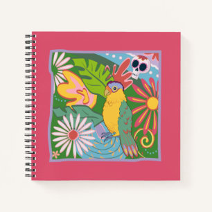 Carnet Frida Kahlo Parrot Graphic
