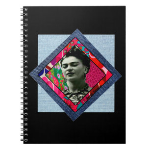 Carnet Frida Kahlo Retro Pink Denim