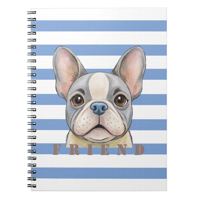 Carnet Friend Bulldog (Devant)