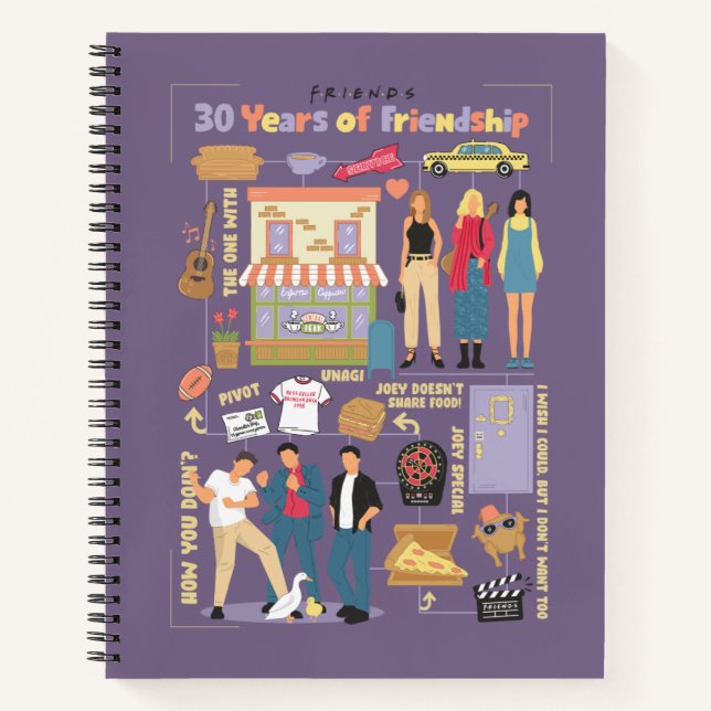 Carnet FRIENDS™ | 30 Ans d'Amitié (Devant)
