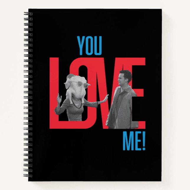 Carnet FRIENDS™ | Citation You Love Me (Devant)