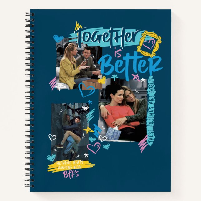 Carnet FRIENDS™ | Ensemble, c'est mieux (Devant)