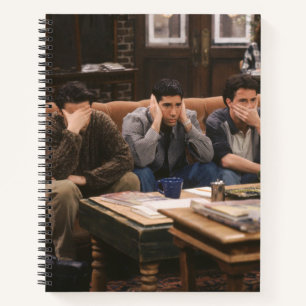 Carnet FRIENDS™   Joey, Ross et Chandler sur le canapé