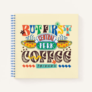 Carnet FRIENDS™   Mais d'abord Café Graphique Vibrant