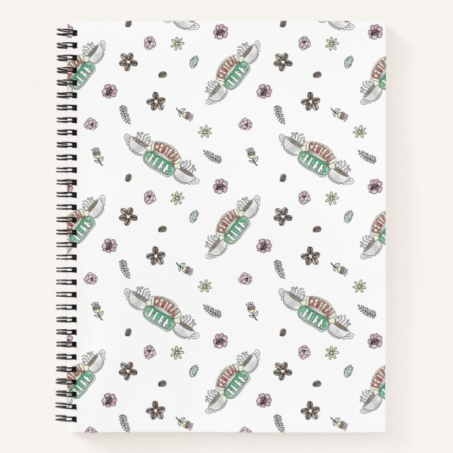 Carnet FRIENDS™ | Motif aquarelle de Central Perk Coffee (Devant)