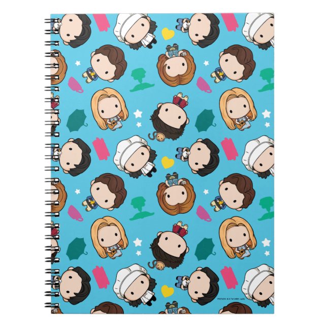 Carnet FRIENDS™ | Motif Chibi de personnage (Devant)