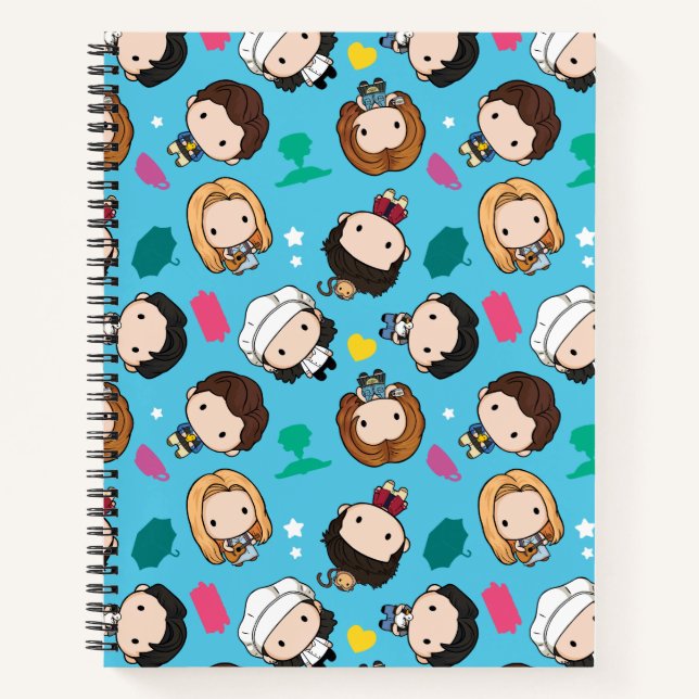 Carnet FRIENDS™ | Motif Chibi de personnage (Devant)