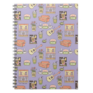Carnet FRIENDS™   Motif d'icône violette