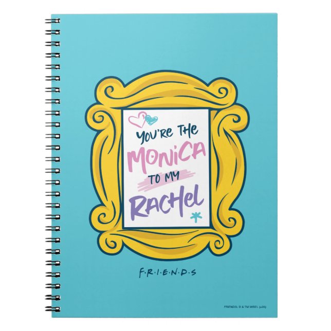 Carnet FRIENDS™ Peephole | You're the Monica to my Rachel (Devant)