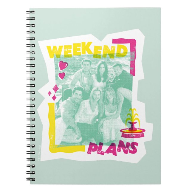 Carnet FRIENDS™ | Plans pour le week-end (Devant)