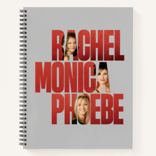 Carnet FRIENDS™ Rachel, Monica & Phoebe