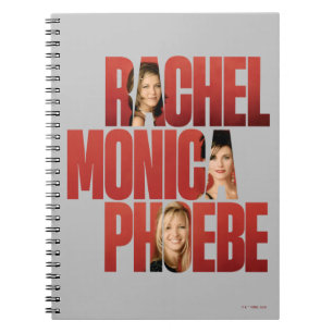 Carnet FRIENDS™ Rachel, Monica & Phoebe