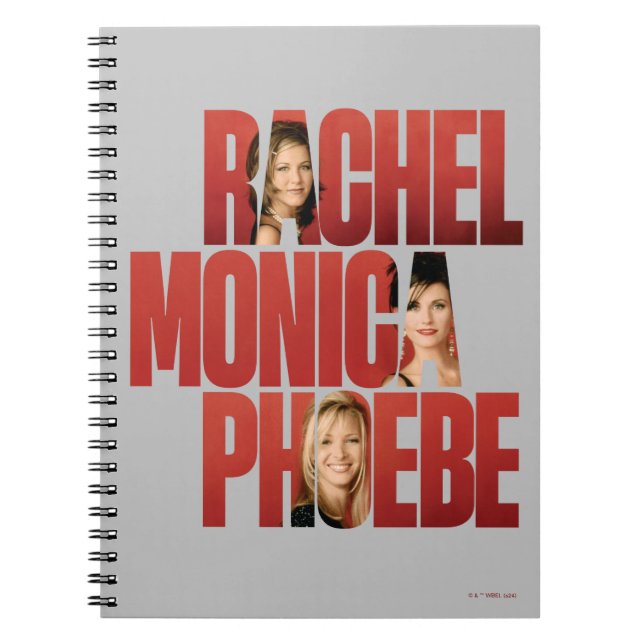 Carnet FRIENDS™ | Rachel, Monica & Phoebe (Devant)