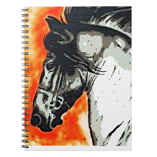 Carnet Friesian Mustang (Devant)