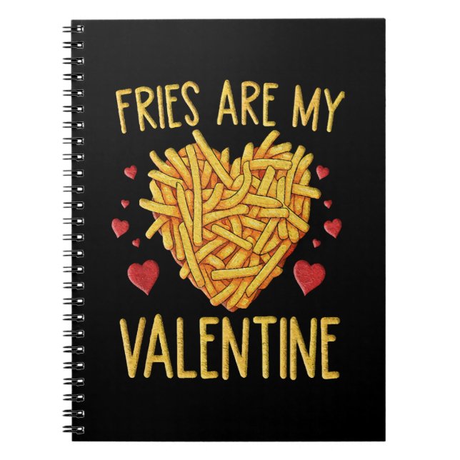 Carnet Frites Sont Mon Valentin (Devant)