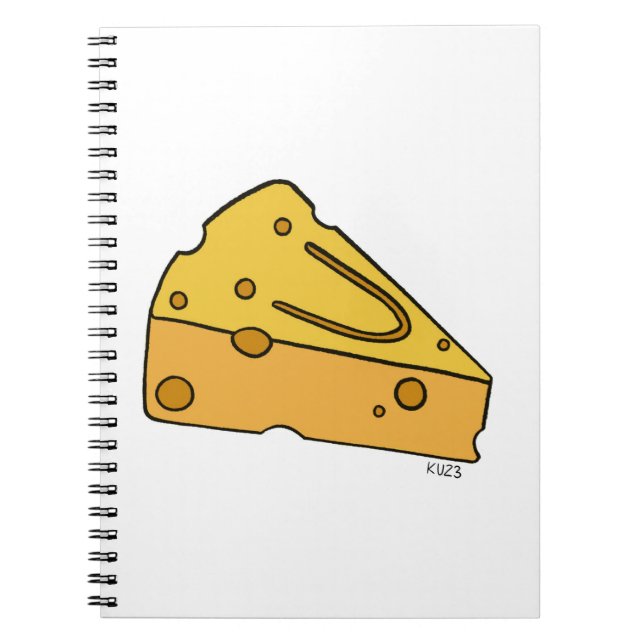 Carnet Fromage mignon qui fait la gueule de fromage (Devant)
