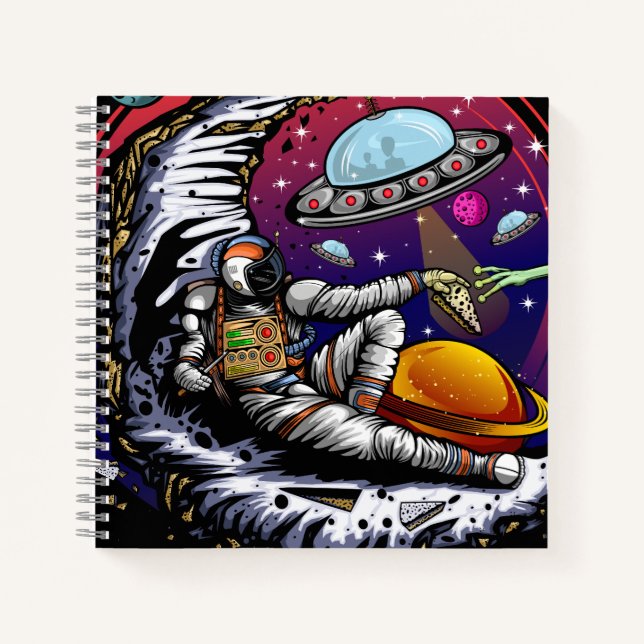 Carnet Fromage Space Moon (Devant)