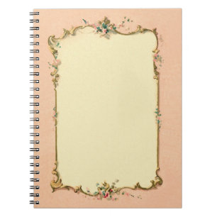 Carnet Frontière française vintage assez chic de page